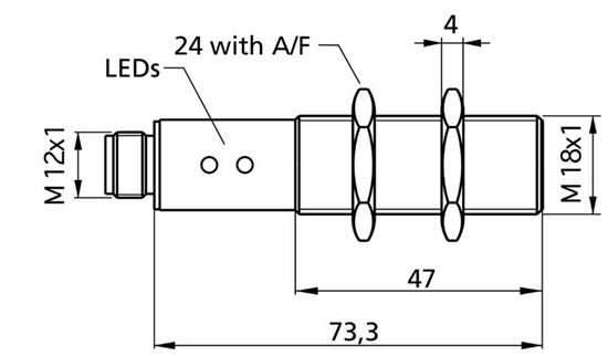 超声波传感器 lpc-25/CU/M18