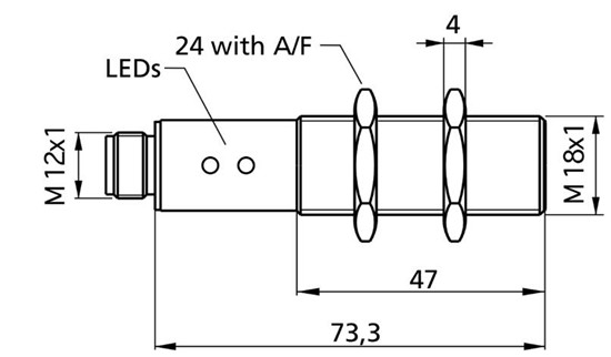 超声波传感器 lpc-25/PK/CDD/M18/E